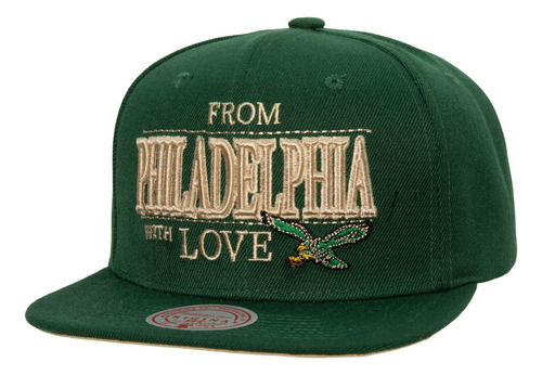 With Love Snapback Philadelphia Eagles