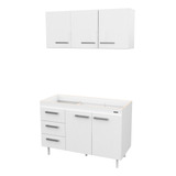 Combo Mueble De Cocina 1,20 Mts. Mosconi Sin Bacha