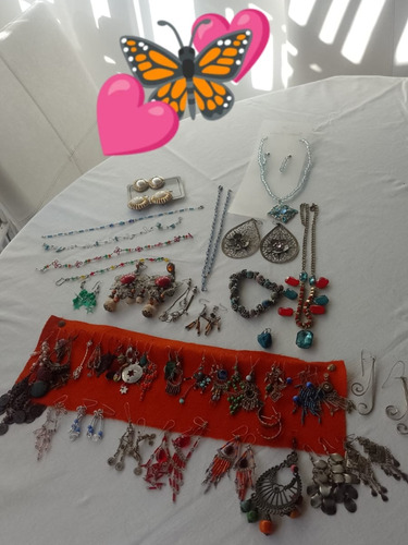 Lote De Aros, Pulseras Y Collares 