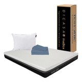 Colchon Matrimonial Dicasa Inabox + Almohada One + Sabanas