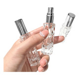 5pcs - Frasco De Spray De Vidro De Perfume Compacto De 10ml