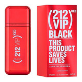 Perfume 212 Vip Black Red Hombre 100ml