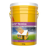 Sikafill Térmico 3en1 Impermeabilizante Techos 20 Kg Sika Color Blanco