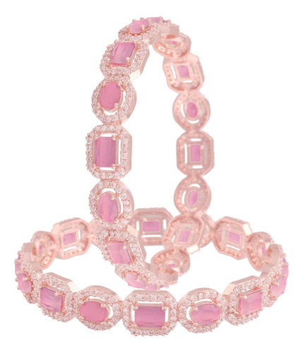 I Jewels Juego De 2 Joyas Para Mujer Chapadas En Oro Rosa, B