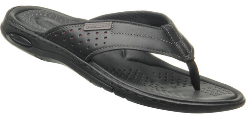 Ojotas Chinelas Hombres Cuero 132702-03 Pegada Calzados