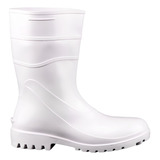 Bota Galocha Pvc Limpeza Faxina Branca Antiderrapante Bracol