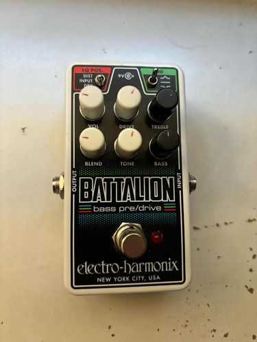 Preamp Bajo Electro Harmonix Battalion (no Mxr, Sansamp,boss