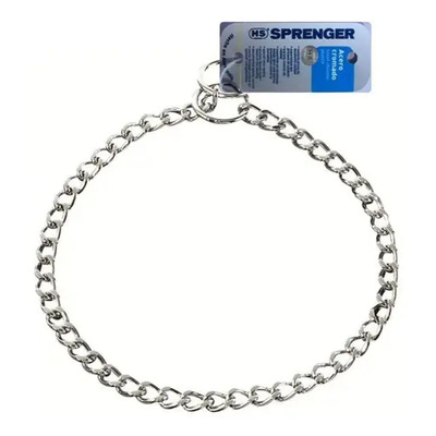 Collar Alemán Hs Sprenger Plano 2 Mm X 50 Cm Perro Entrenar Color Acero cromado Eslabón plano (planchado) Tamaño del collar 50 CMS | Envío gratis