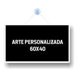 Placa Personal 60x40 Com Cordao E Ventosa