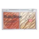 Paleta De Blush E Iluminador - Ruby Rose