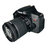Dslr Câmera Canon T6i C/ 18-55mm Seminova Impecável Wifi
