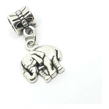 Charms De Elefante Plateado Para Pulsera Con Estuche Mod.9