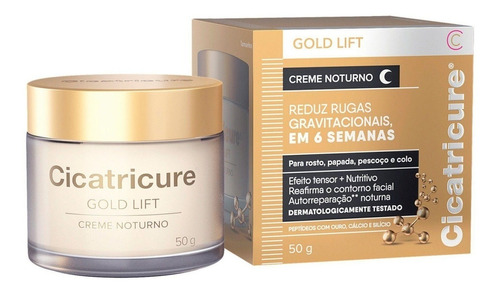 Cicatricure Gold Lift Noturno Creme Antirrugas Firmador 50g