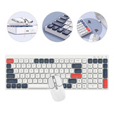 2.4gsem Fio Silencioso De Modo Duplo Teclado Bluetooth Mouse