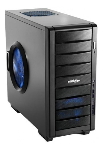 Gabinete Sentey Centinela Gs-6100 (led Fan 230mm Azul)