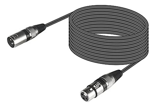 Cable Xlr Mad Owl 16.4 Pies, Micrófono Y Luces