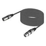 Cable Xlr Mad Owl 16.4 Pies, Micrófono Y Luces