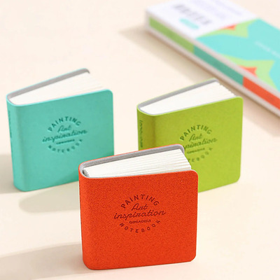 Mini Papel Texturizado De Tapa Dura Con Bolsillo Para Acuare | Meses sin interés
