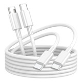 Cable De Carga Rápida Tipo C 60w Para iPhone 15 iPad Samsung