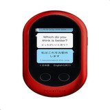 Traductor Pocketalk, De Voz Bidireccional Portátil, Rojo