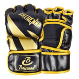 Guantes De Boxeo Mma Gloves Para Combate Con Medio Dedo [u]