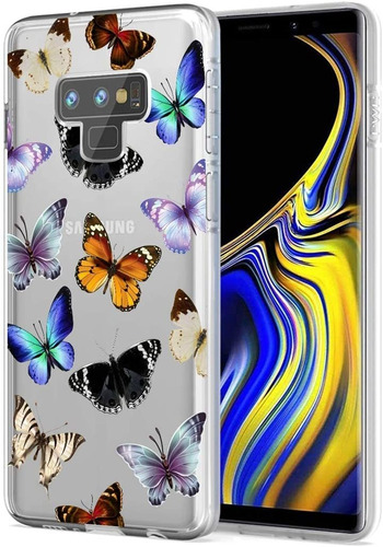 Funda Para Samsung Galaxy Note 9 - Mariposas De Colores