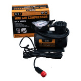 Compressor De Ar Mini Elétrico Portátil 12v Carro 300psi