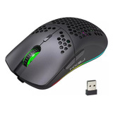 Iluminación Rgb Del Ratón Inalámbrico Para Juegos Rgb 2.4g