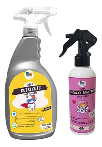 Kit Para Perros Repelente + Educador Sanitario.