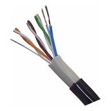 Cable Utp 100% Cobre Categoria 5e/dobleforro/305m/4par/cat5e