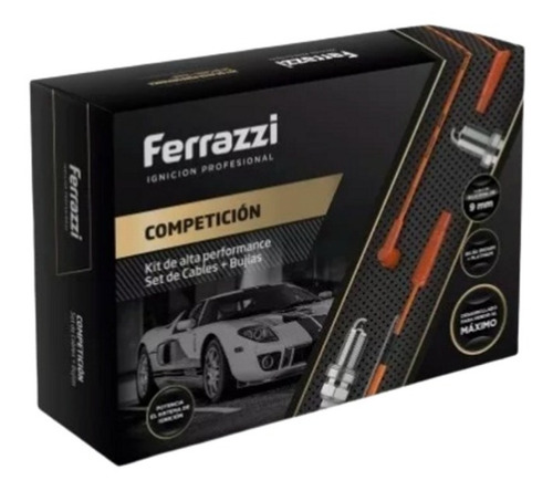 Kit Cables Y Bujías Ferrazzi Competición Corsa 1.4 1.6 8v 