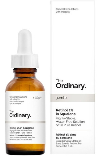 Sérum Retinol 1% In Squalane The Ordinary The Ordinary Noite Para Todos Os Tipos De Pele De 30ml/1.06g 30+ Anos