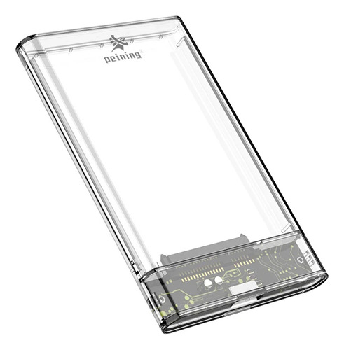 Case Para Hd Ssd Externo Transparente Note Sata 2.5 Usb 3.0