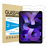 2x Mica Protector Pantalla Para iPad Air 5 Y Air 4 Cristal 