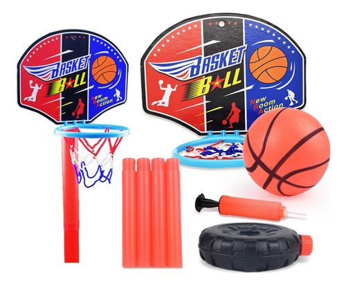 Conjunto De Mini Basquete Infantil Jogo De Rebote De Basquet