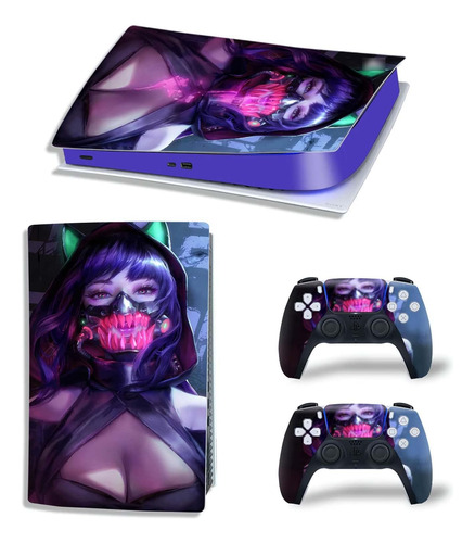 Dreampass Compatible Con Ps5 Skin Sticker Decoración Frostin