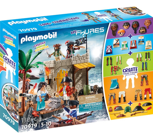 Playmobil My Figures 70979 Isla Pirata Con 6 Muñecos