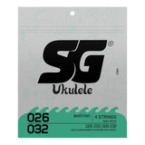 Corda 026 Nylon Para Ukulele Baritono Sg Encordoamento 10984