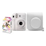 Câmera Instantânea Fujifilm Instax Kit Instax Mini 12 + 10 Films + Bolsa Branca