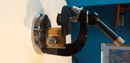 Microscópio Antigo Hertel & Reuss Kassel 