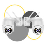Kit 2 Un Câmera Ip Segurança A8 Visão Noturna Wifi Audio 