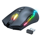 S Mouse Para Jogos Sem Fio Onikuma Cw905 2.4g Preto