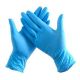 Guantes Descartables Tac Global Solutions Color Azul Talle S De Nitrilo En Pack De 10 X 100 Unidades