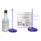 Kit Matizador Lumi Platinum Luminositta Ação 2 Min  500ml 