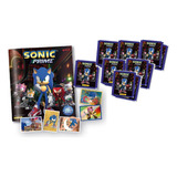 Álbum Com 100 Figurinhas Do Sonic Prime 20 Envelopes Panini