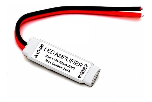 Mini Amplificador Led Tira 5050 2835 Rgb Multicolor 12v