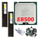 Kit Core 2 Duo E8500 3.16ghz + Cooler + Ddr3 8gb (2 X 4gb)
