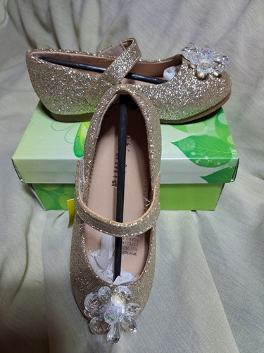 Zapato Ballerina  Niña Fiesta Calzado Brillo Princesa