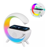 Cargador Inalámbrico + Lámpara Rgb + Parlante Bluetooth 