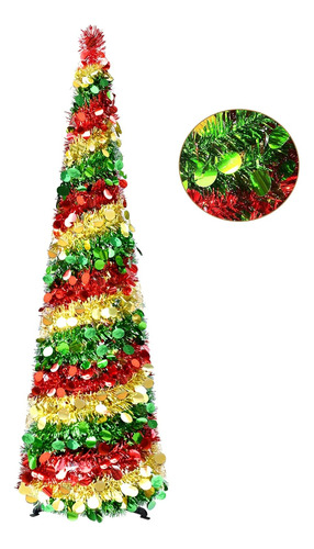 Árbol De Navidad Artificial Plegable 1.50m Miracleart Multi